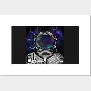 Space Astronaut Posters and Art